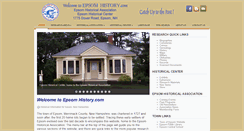 Desktop Screenshot of epsomhistory.com